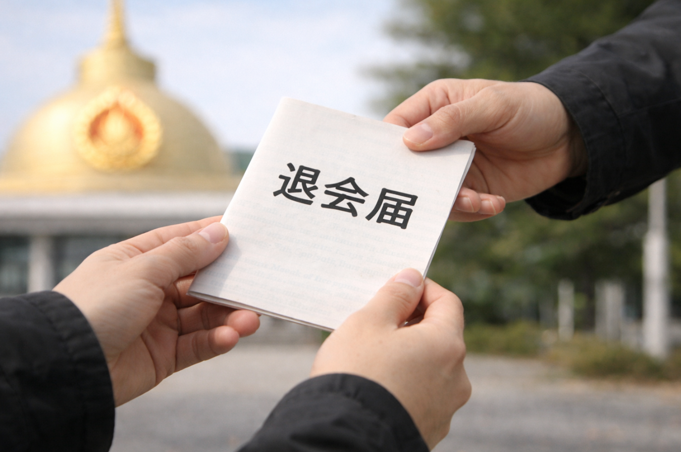 阿含宗の退会を検討するイメージ