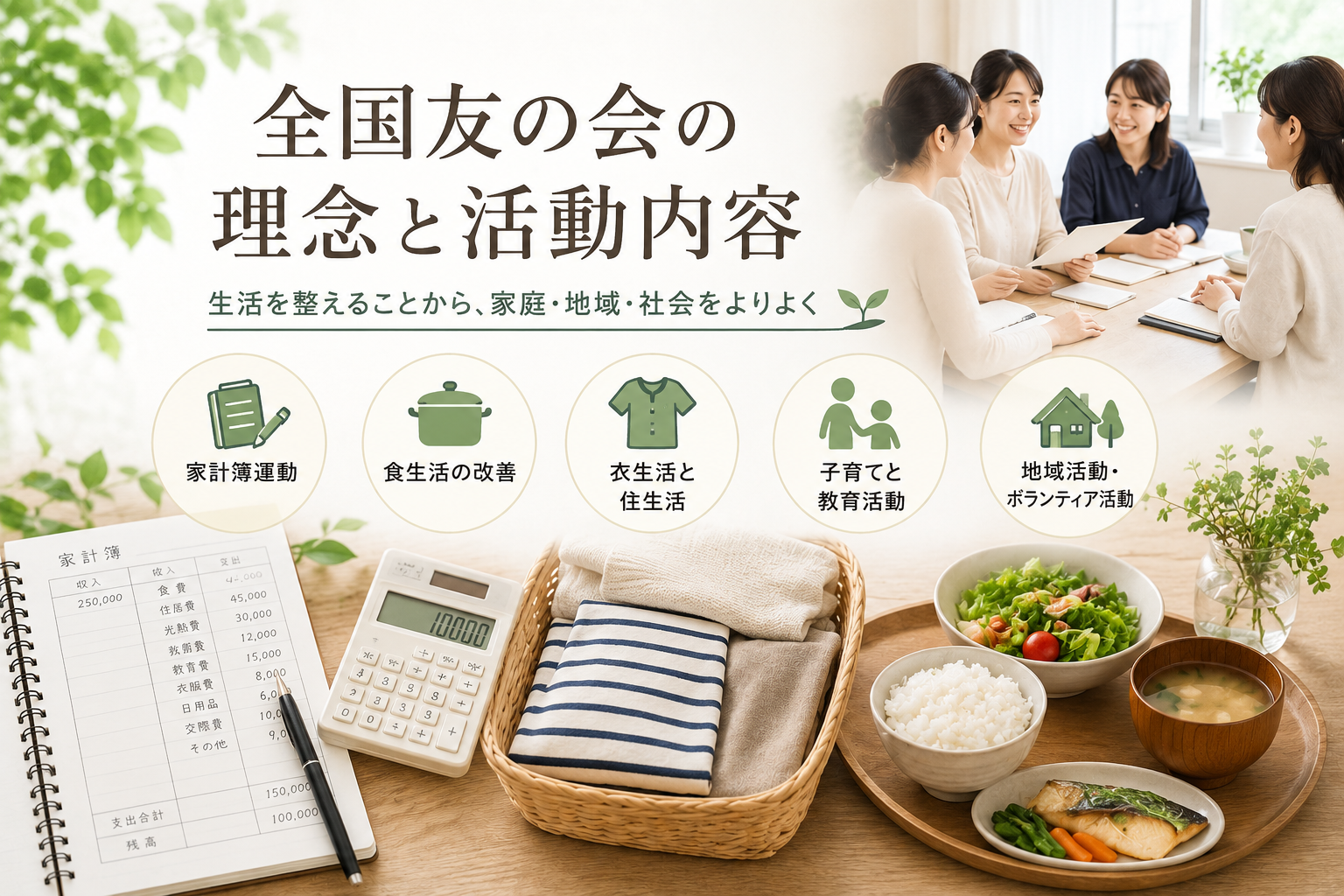 全国友の会の理念と活動内容
